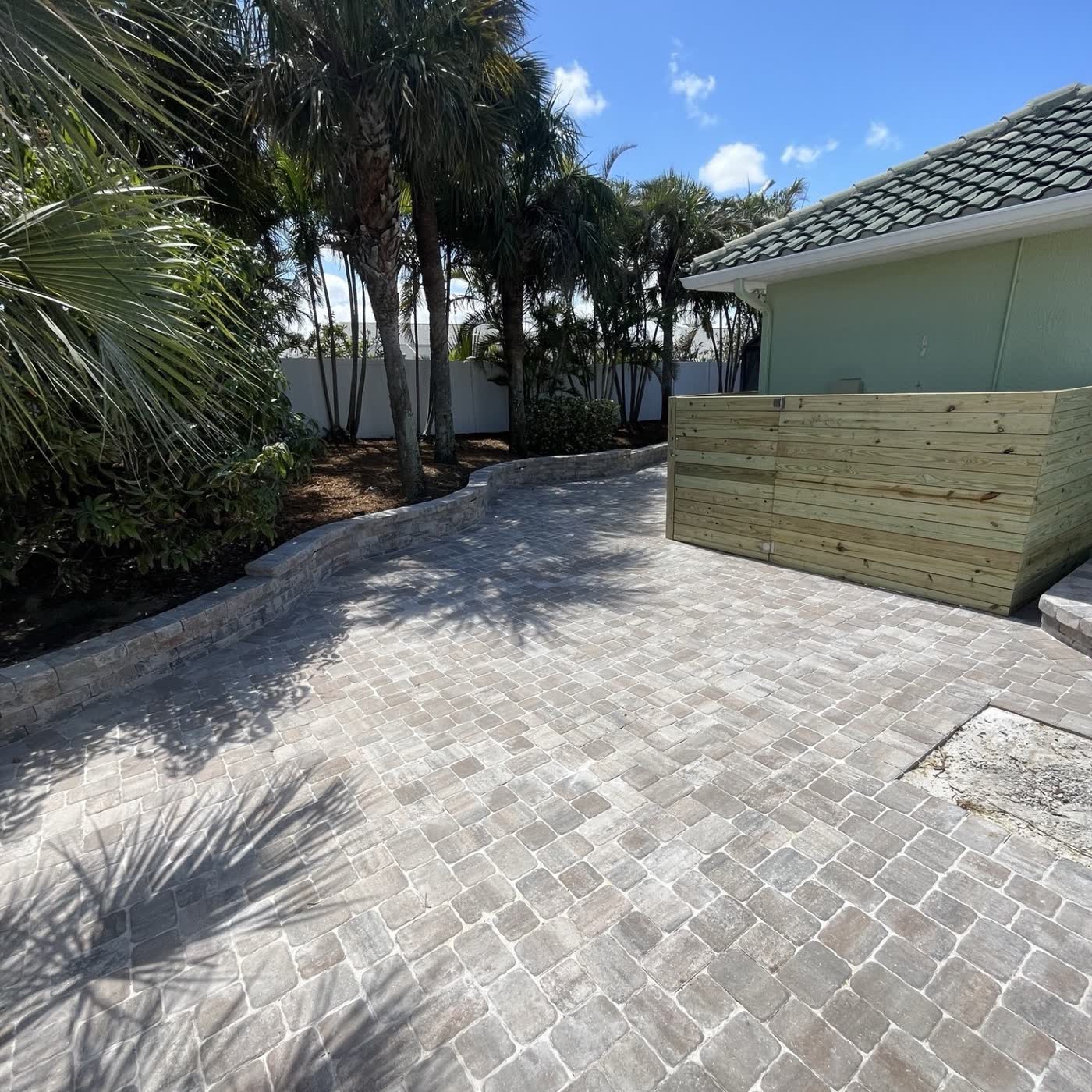 Groundworks paver installation detail